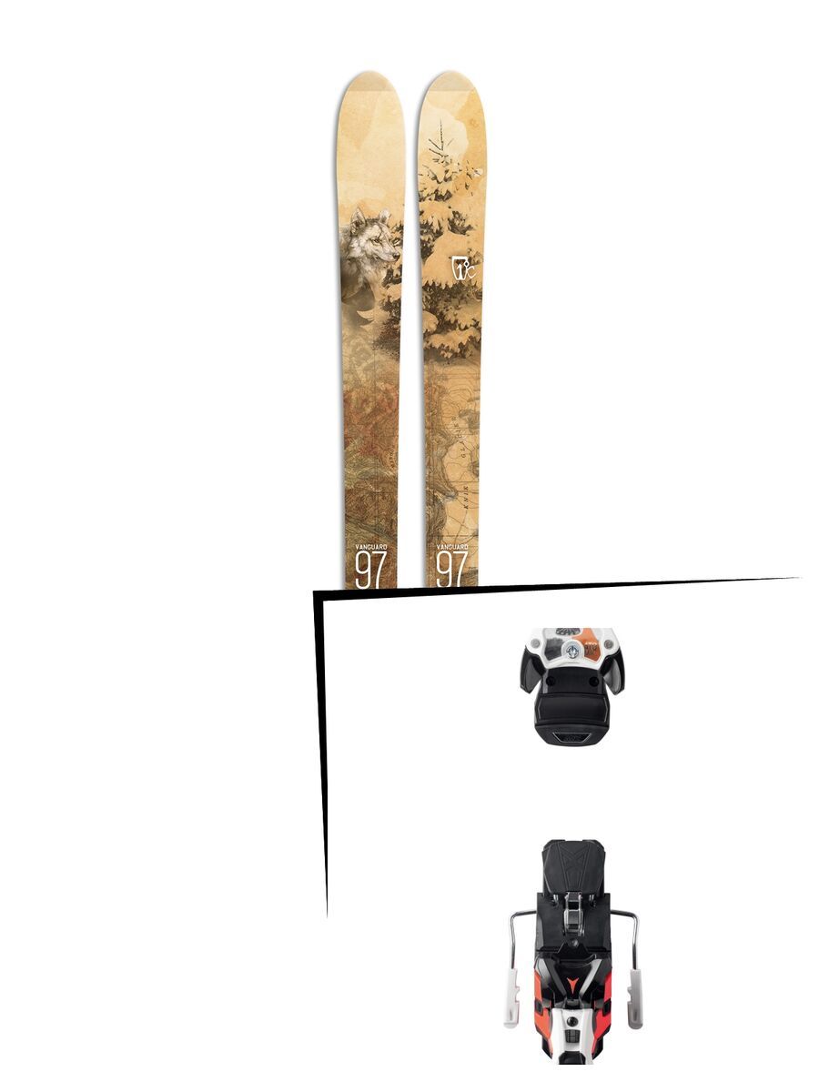 Set: Icelantic Vanguard 97 2017 + Atomic Warden MNC 13 (1681272) - Bild 1