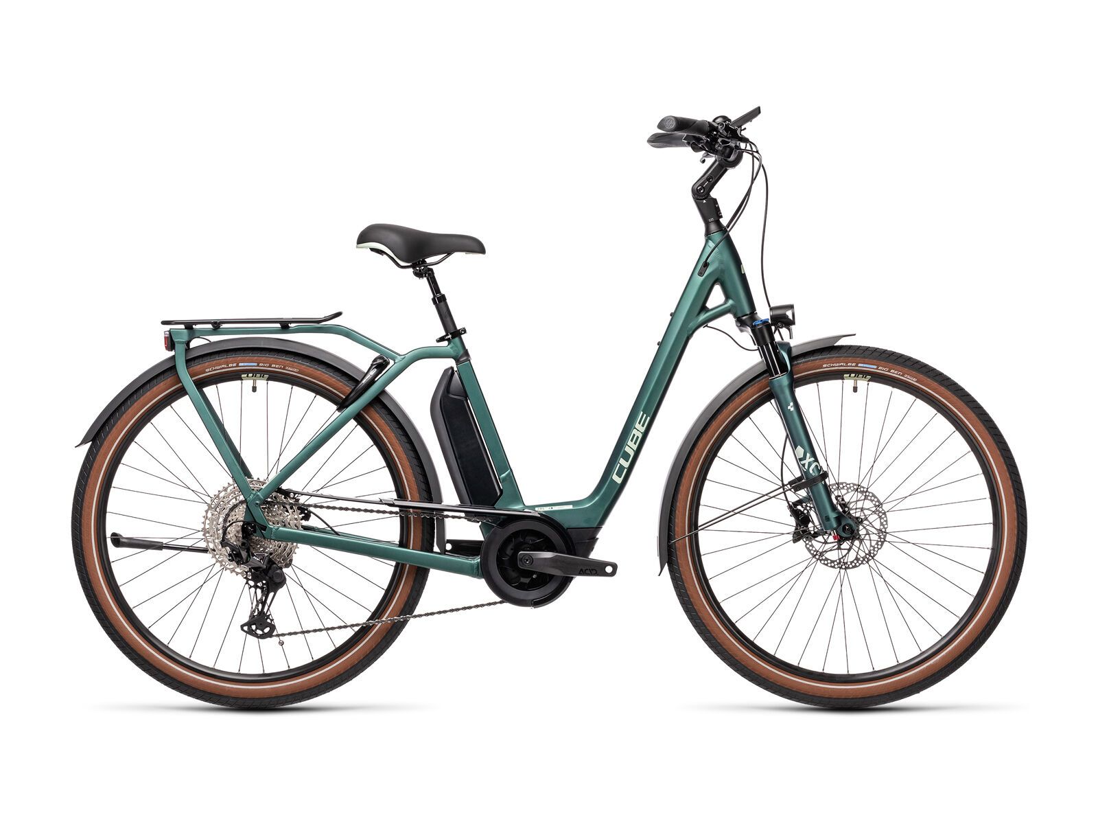 Cube Town Sport Hybrid EXC 500, green´n´green - Bild 1