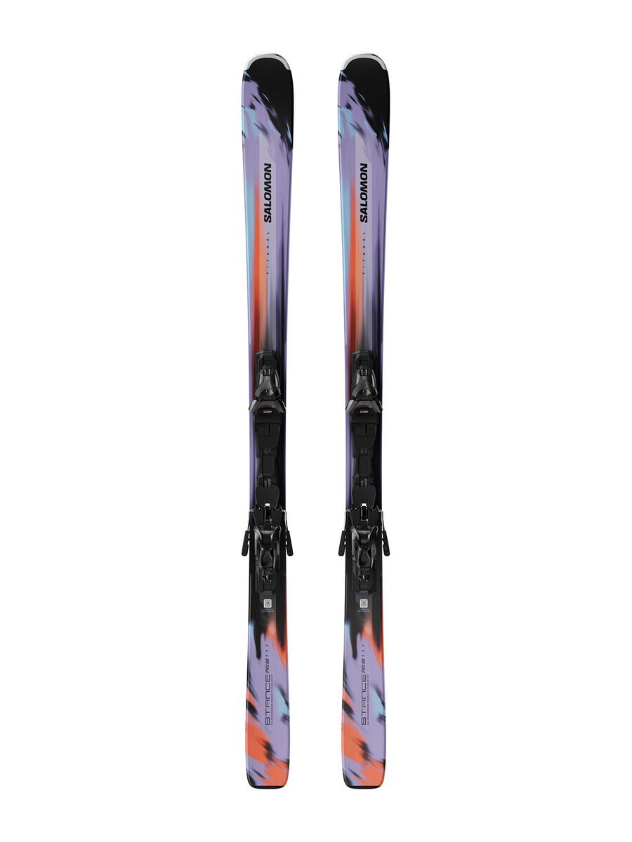 Salomon Stance Pro 86 + MI12 GW, violet tulip/nasturtium/black - Bild 1