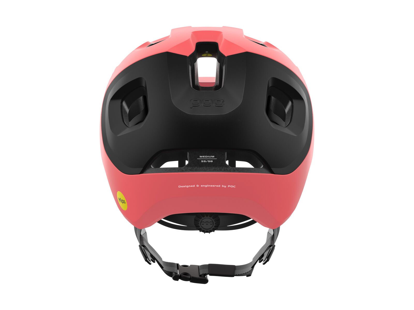 POC Axion Race MIPS, ammolite coral/uranium black matt - Bild 4