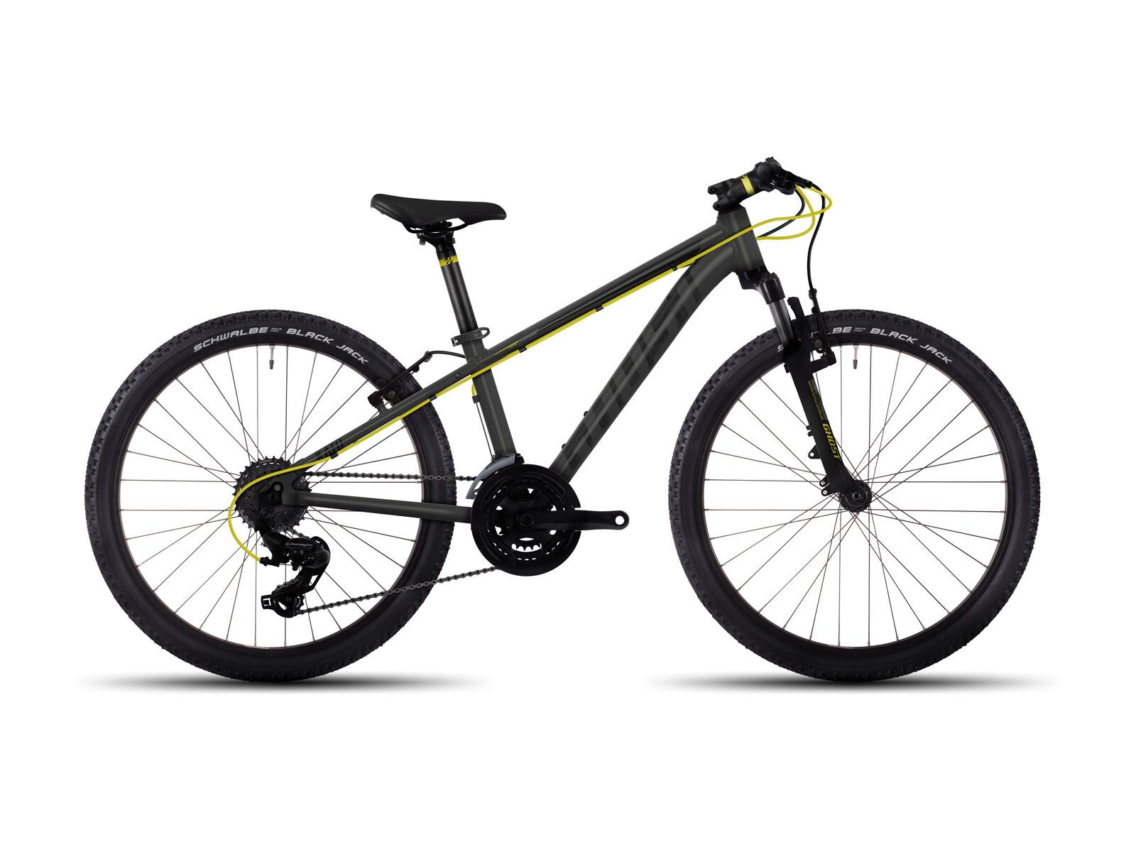 Ghost Kato Kid AL 24, gray/night black/neon yellow BIKER