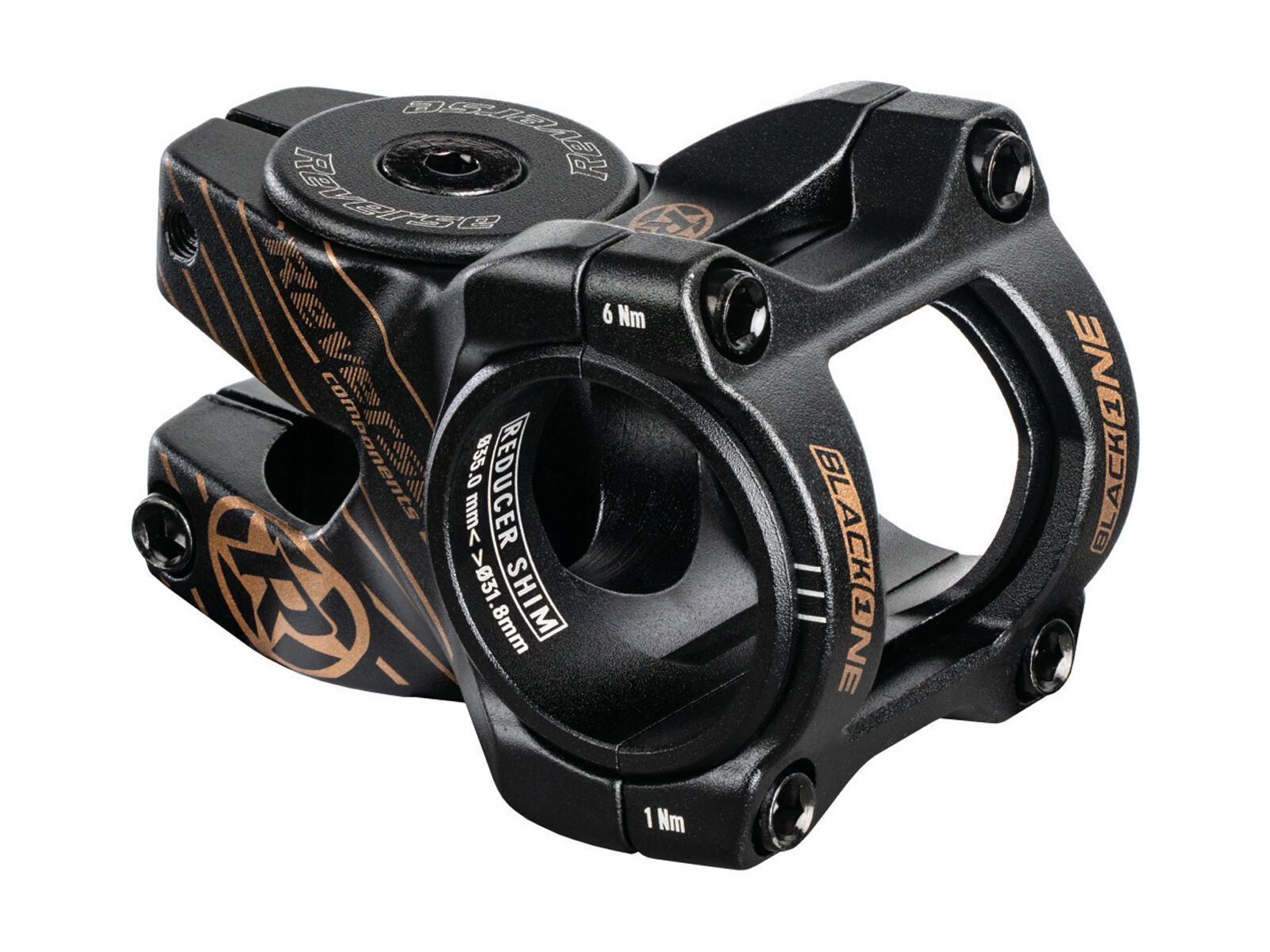 Reverse Black-One D-2 - 31,8 & 35 mm, black/copper - Bild 1