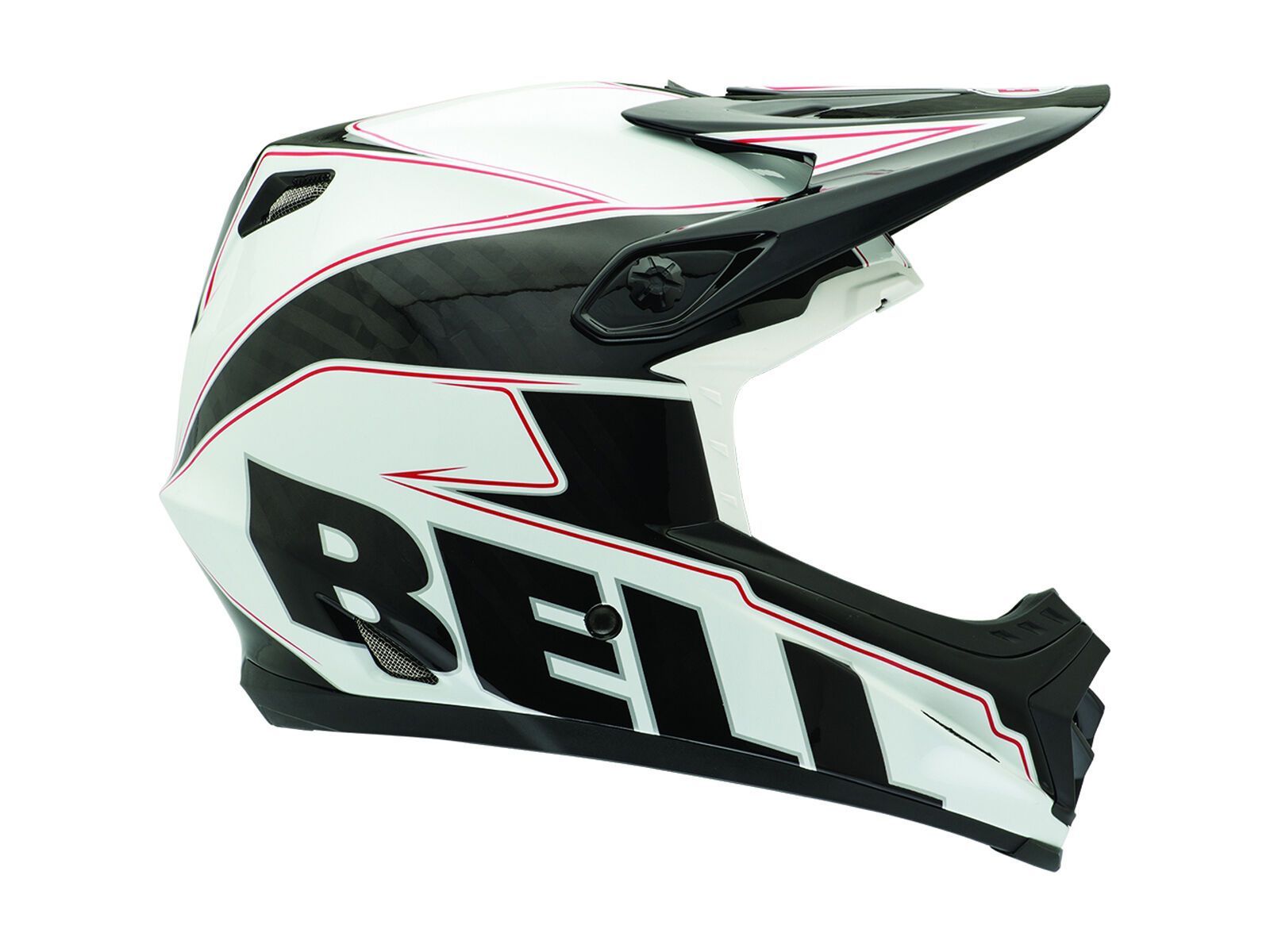 Bell Full-9, white/black carbon emblem - Bild 1