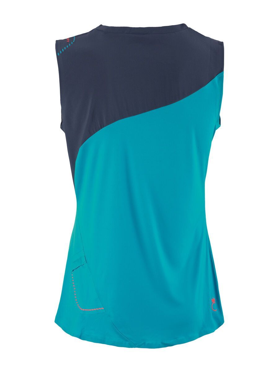 Scott Womens Trail Tech 10 w/o sl Shirt, blue nights/ocean blue - Bild 2