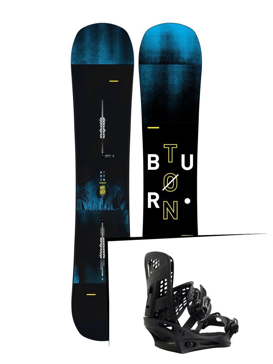 Set: Burton Instigator Wide 2019 + Burton Genesis matty black - Bild 1