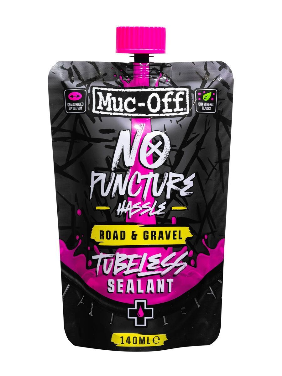 Muc-Off No Puncture Hassle Tubeless Sealant Road & Gravel - 140 ml - Bild 1