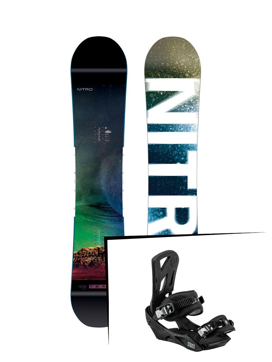 Set: Nitro Team Exposure Gullwing Wide 2019 + Nitro Staxx pepper - Bild 1