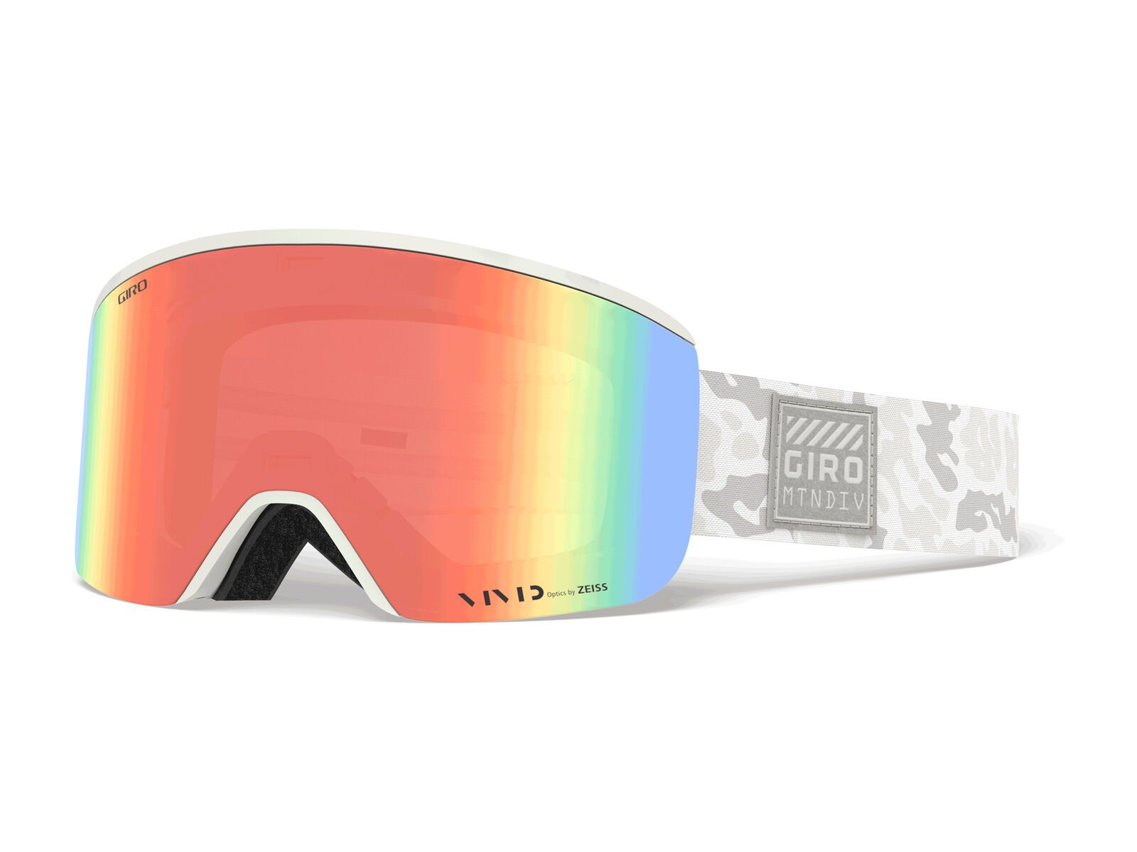 Giro Axis inkl. WS, whiteout/Lens: vivid ember/vivid infrared - Bild 5