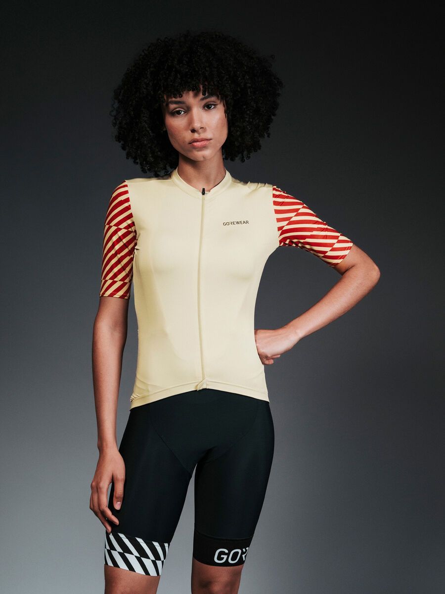 GOREWEAR Swiftride Optical Trikot Damen, tech beige/utility red - Bild 6