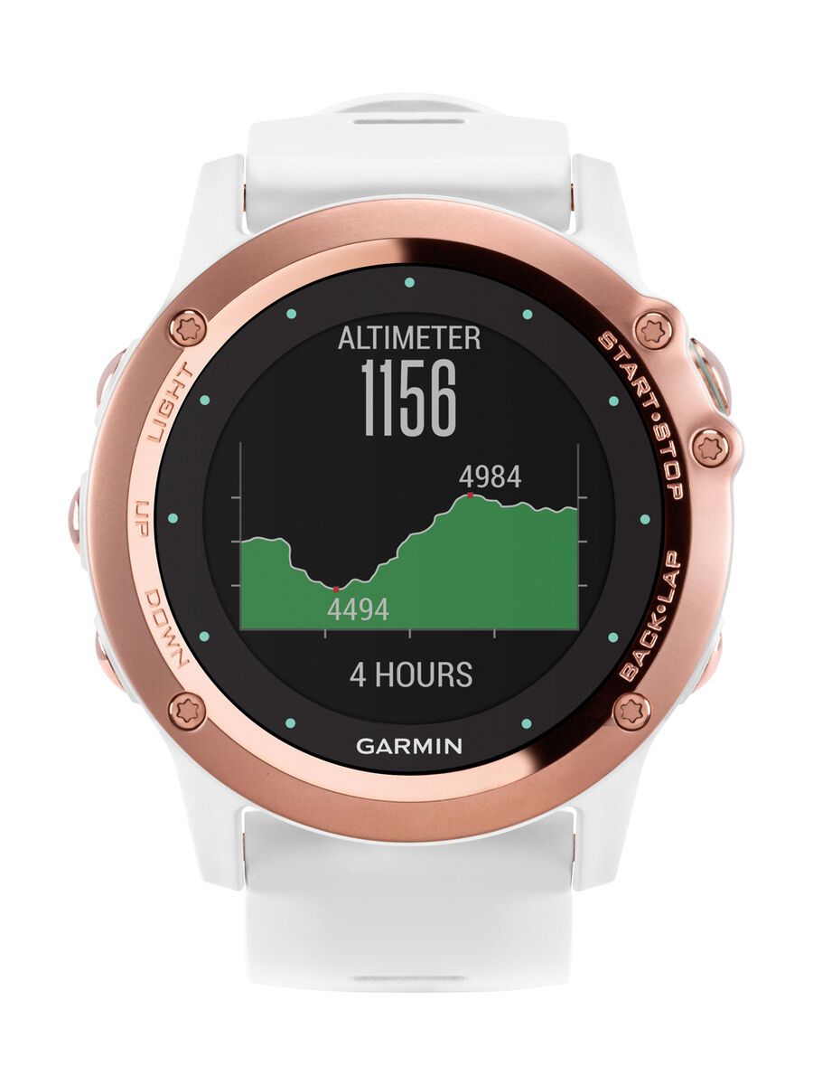 Garmin fenix 3 mit Saphirglas, roségold/weiß - Bild 5