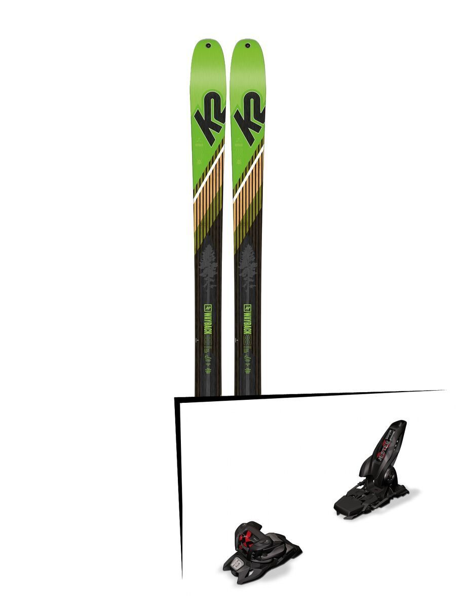 Set: K2 SKI Wayback 88 2019 + Marker Jester 16 ID black - Bild 1
