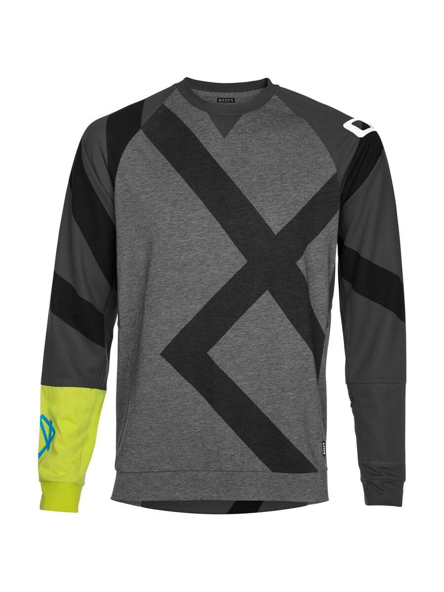 ION Bike Tee LS Helium, grey melange - Bild 1
