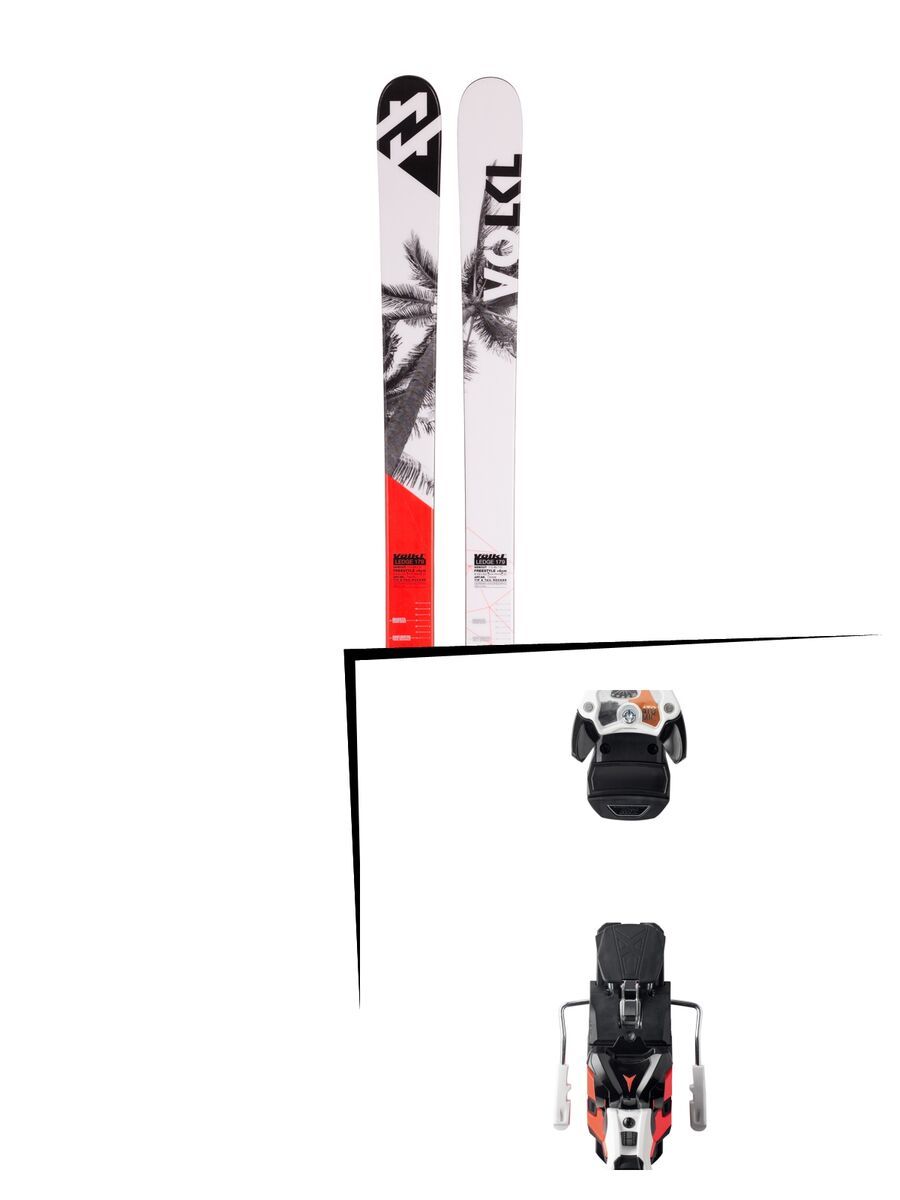 Set: Völkl Ledge 2017 + Atomic Warden MNC 13 90 mm, white/black - Skiset - Bild 1