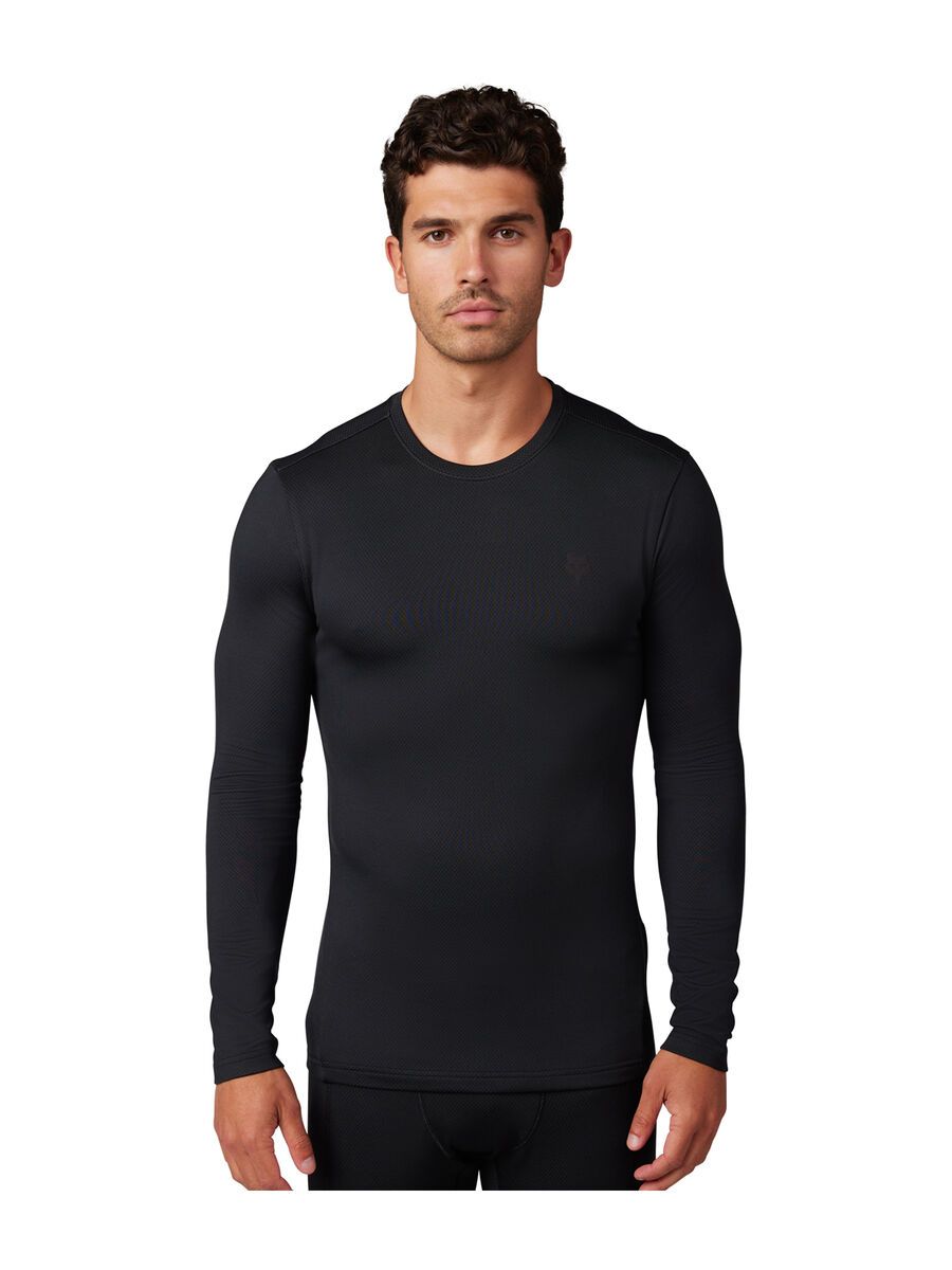 Fox Tecbase Fire LS Shirt, black - Bild 1
