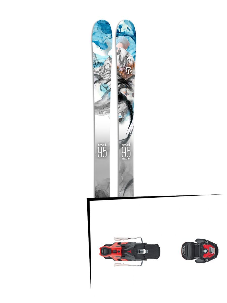 Set: Icelantic Nomad 95 2017 + Atomic Warden MNC 13 (2197532) - Bild 1