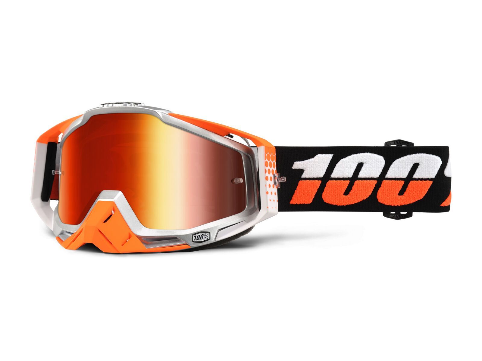 100% Racecraft inkl. WS, ultrasonic/Lens: mirror red - Bild 2