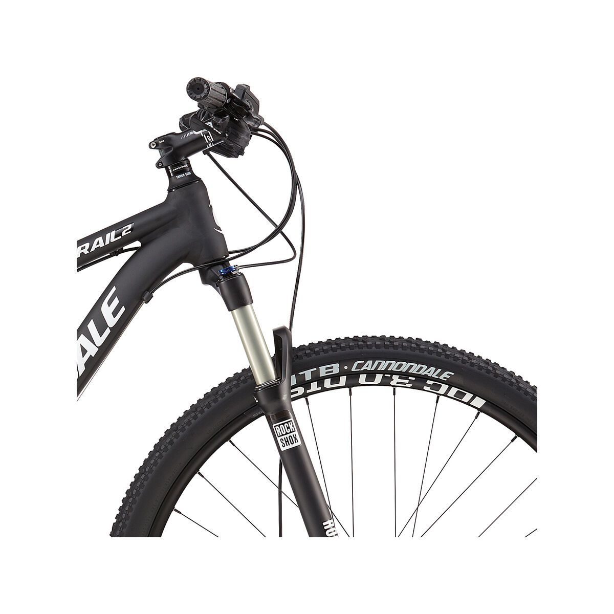 Cannondale Trail 2 29, matte jet black w/ gloss jet black, magnesium white - Bild 5