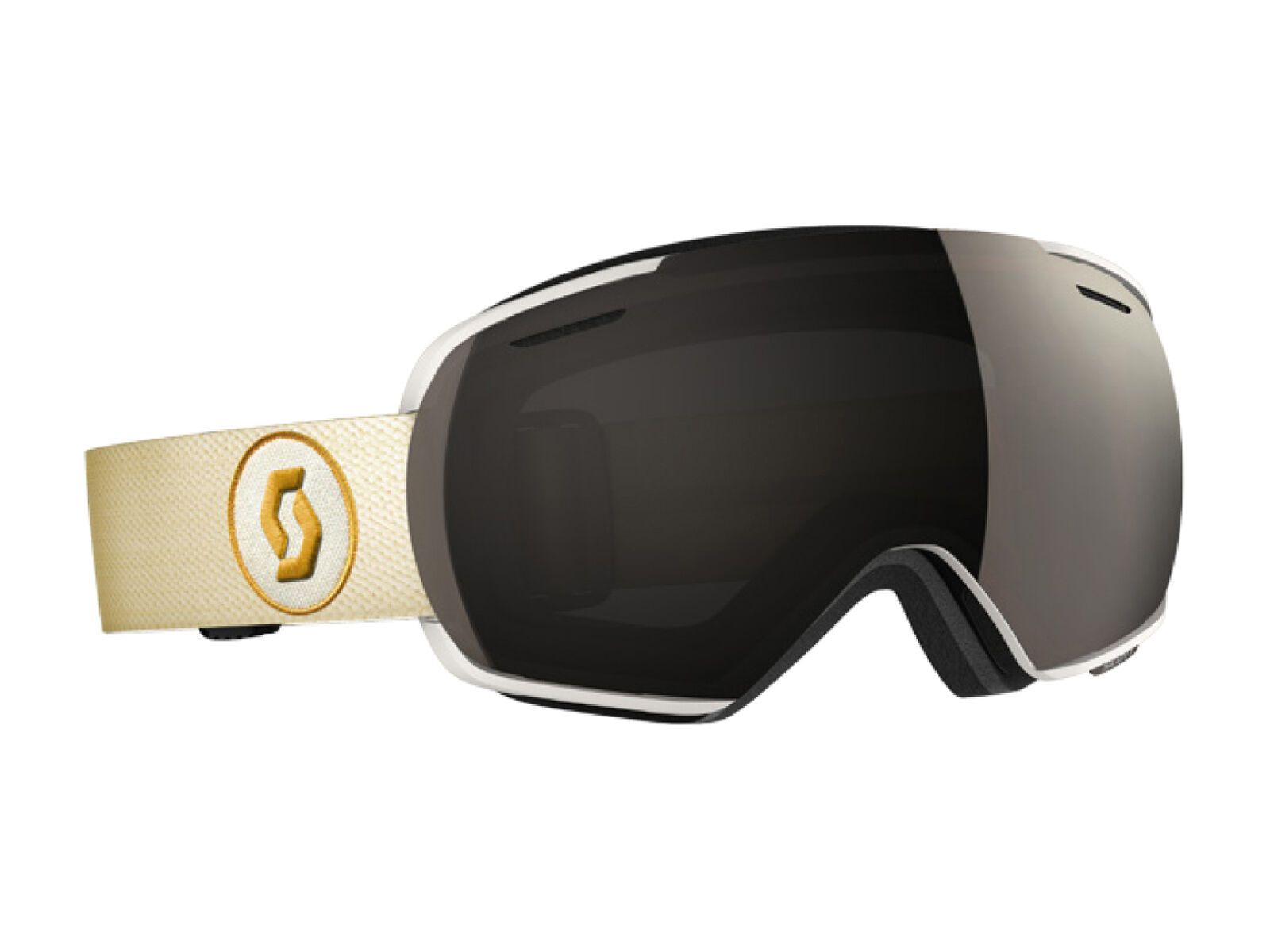 Scott Linx inkl. Wechselscheibe, white beige/Lens: solar black chrome - Bild 1