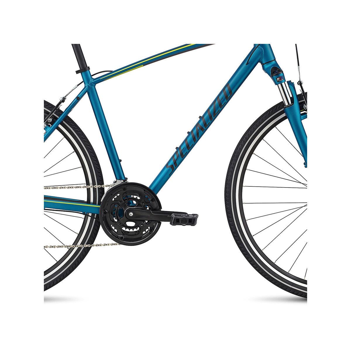 Specialized Crosstrail, marine blue/nearly black/hyper green reflective - Bild 3