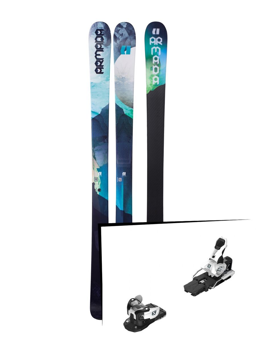 Set: Armada Victa 93 2018 + Salomon Warden MNC 13 white/black - Bild 1