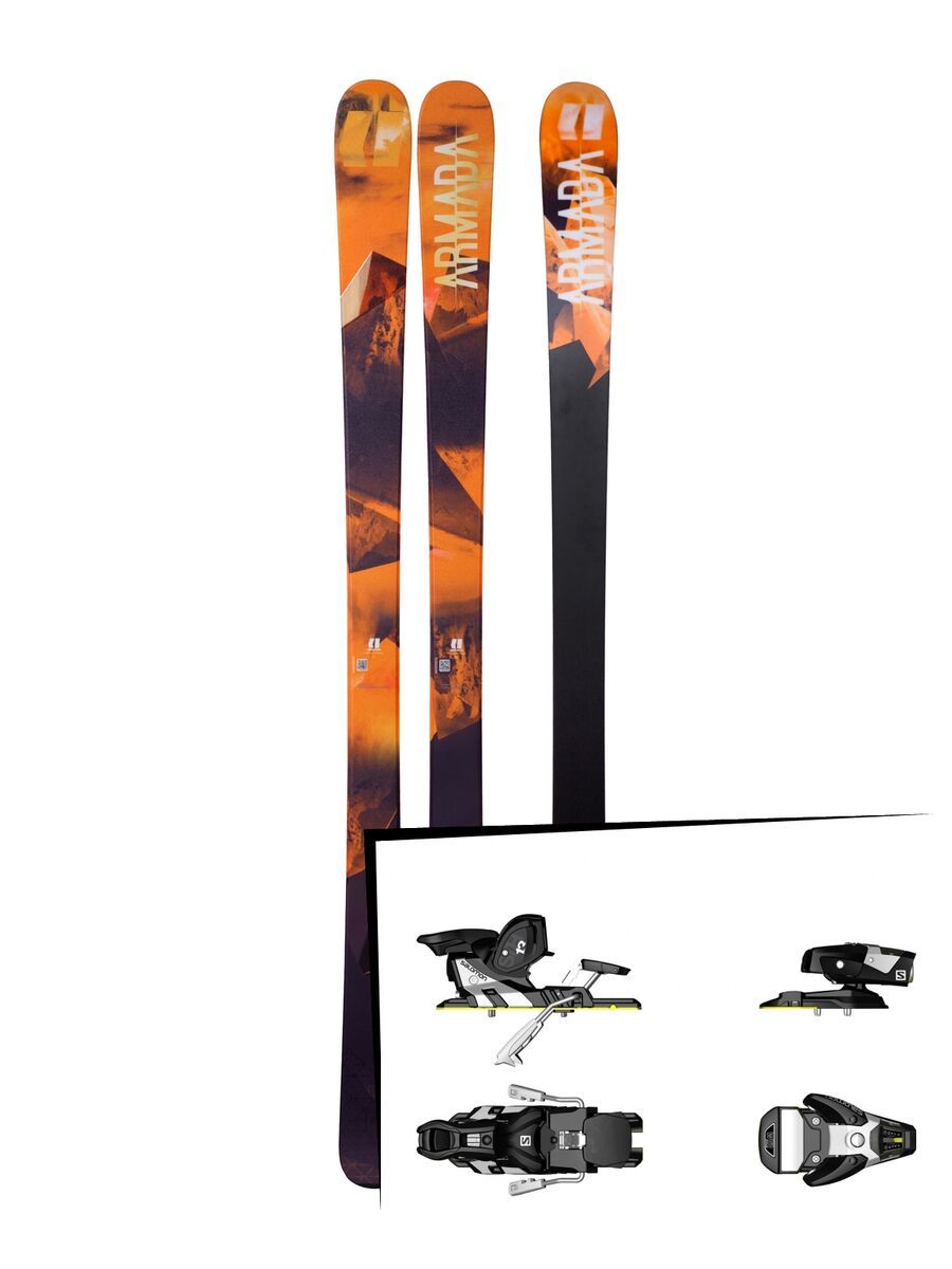 Set: Armada Invictus 85 2018 + Salomon STH2 WTR 13 black/white - Bild 1