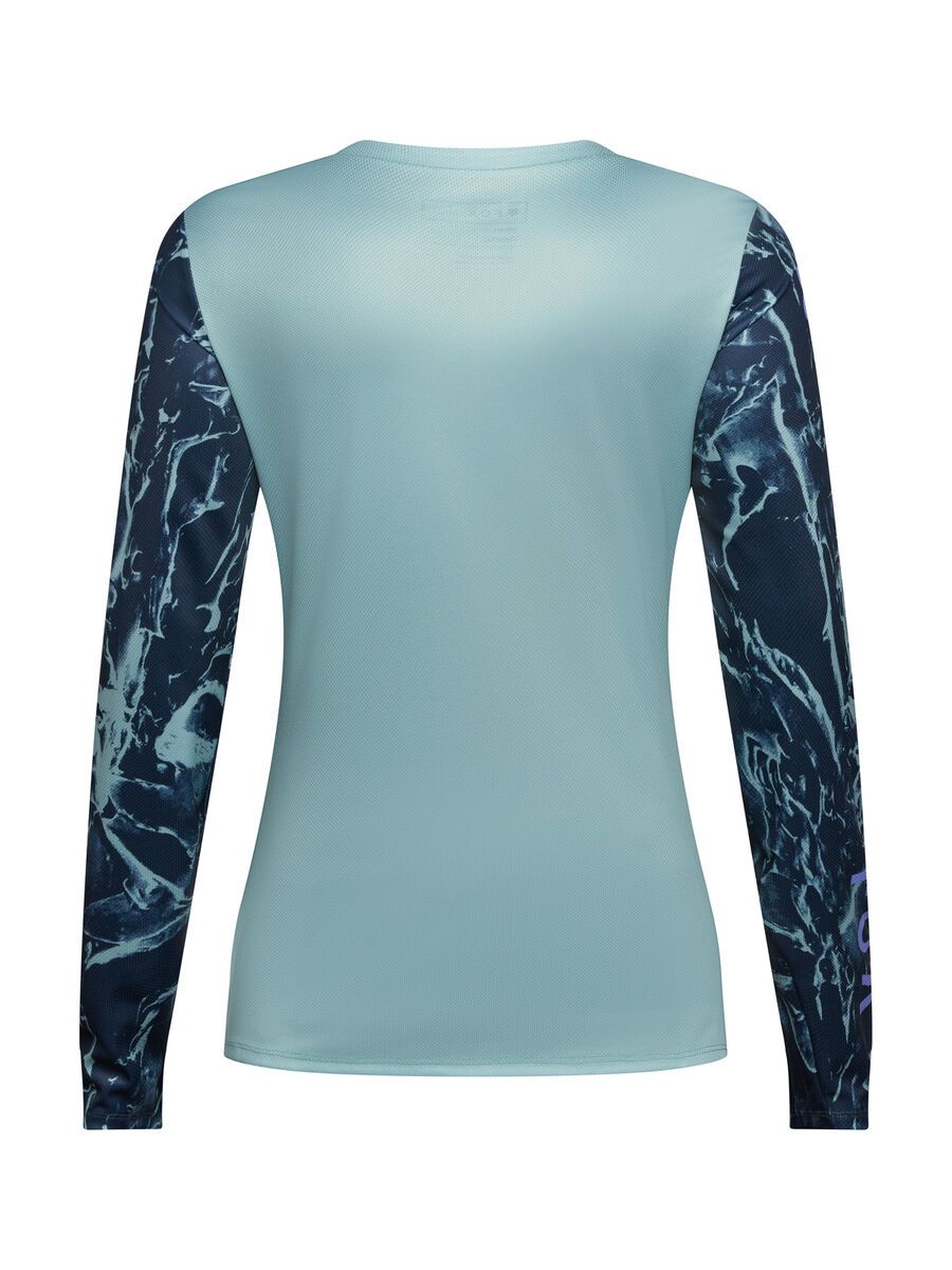 Fox Womens Ranger Long Sleeve Jersey Image Print, arctic blue - Bild 2