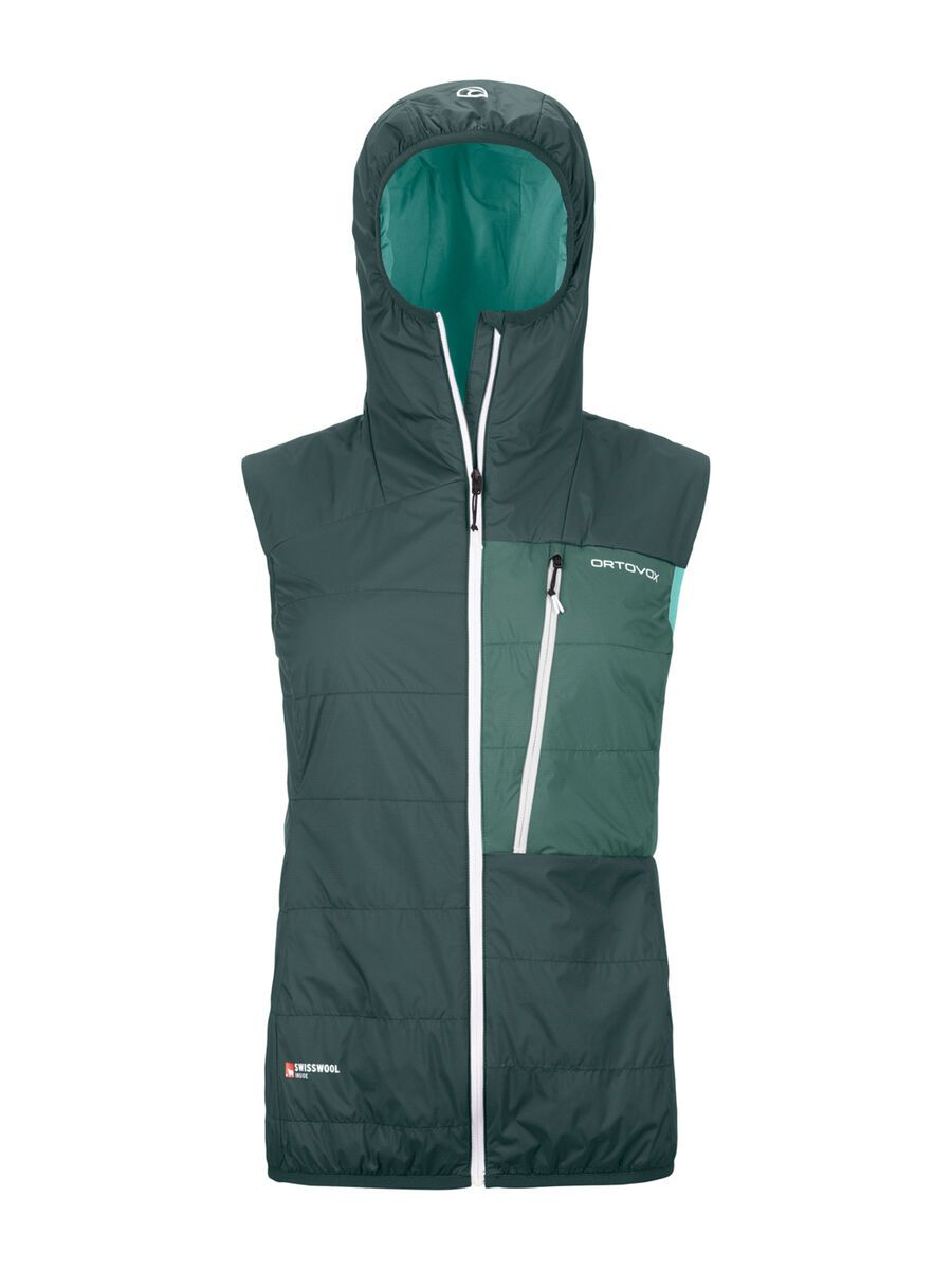 Ortovox Swisswool Piz Duan Vest W, dark arctic grey - Bild 1