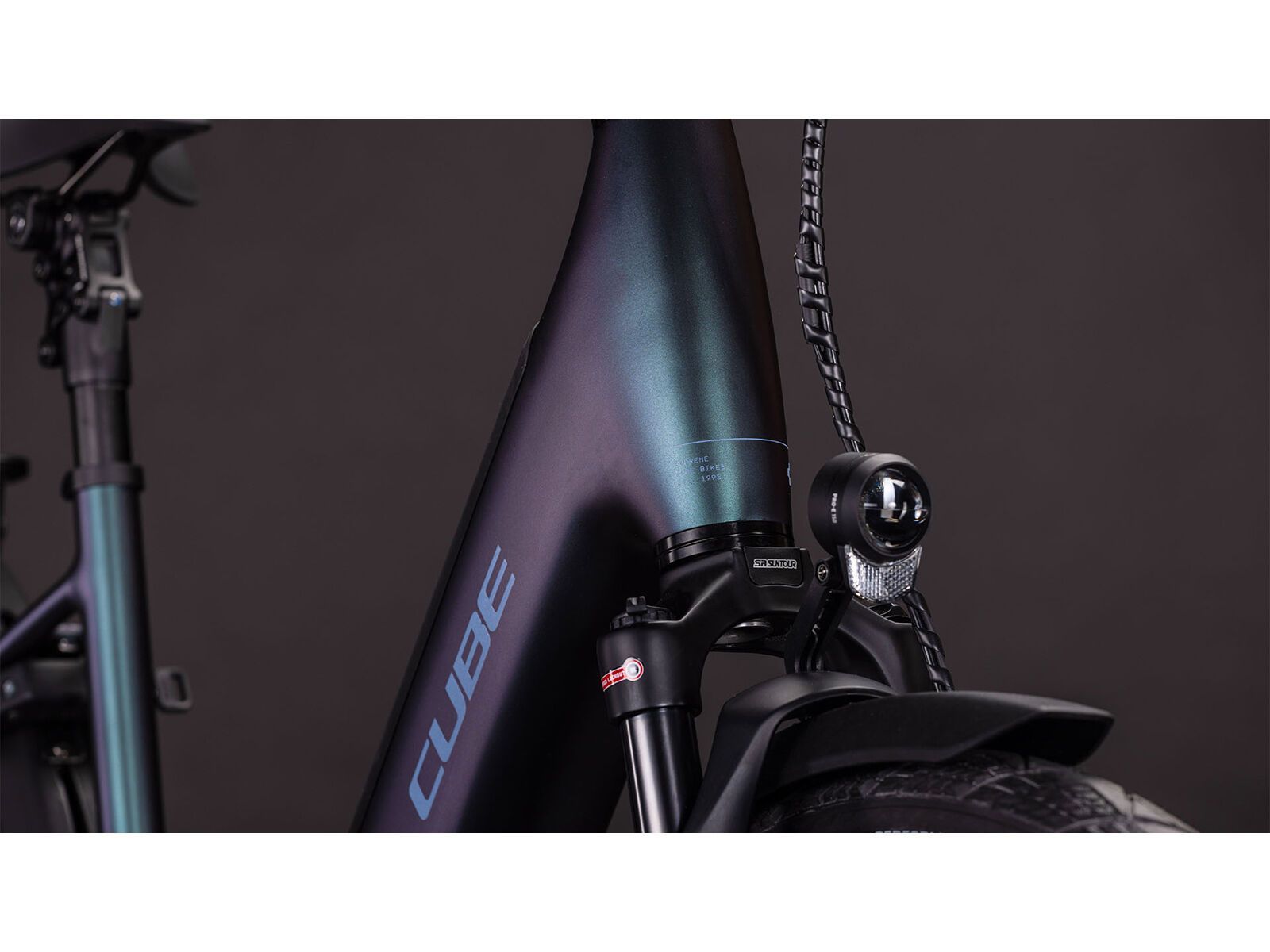 Cube Supreme Hybrid Deluxe SLX 600 Easy Entry, metalblue´n´reflex - Bild 8