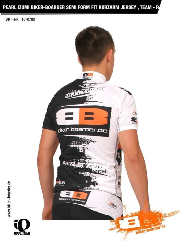 Pearl Izumi BIKER-BOARDER Semi Form Fit Kurzarm Jersey, Team - Bild 2