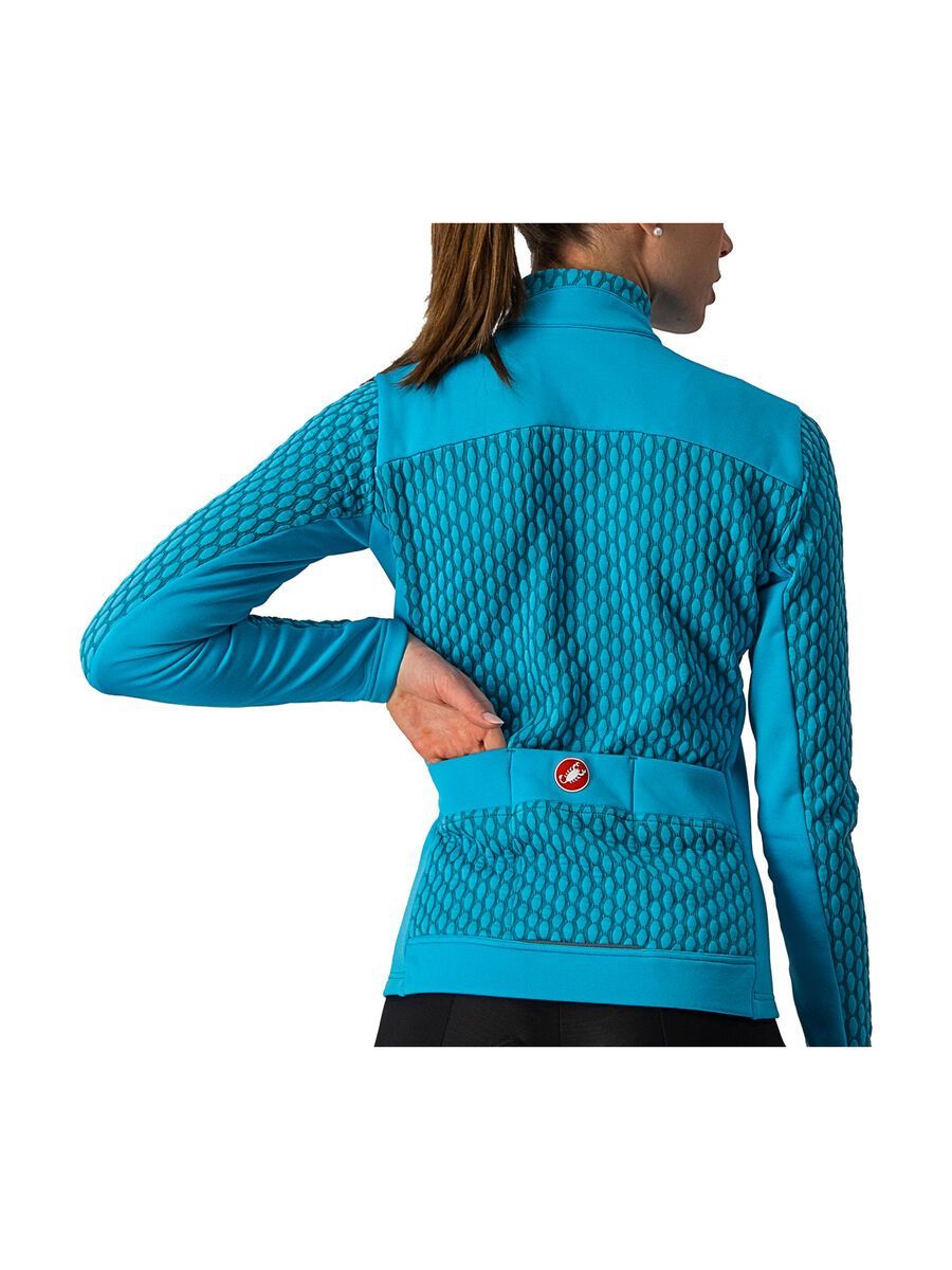 Castelli Sfida 2 Jersey FZ, teal blue/sky blue - Bild 3