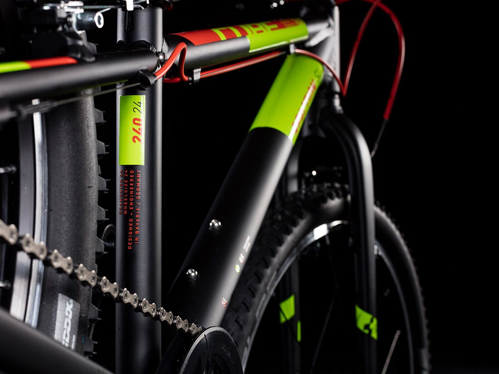 Cube Reaction 240 SL, red´n´green´n´black - Bild 4