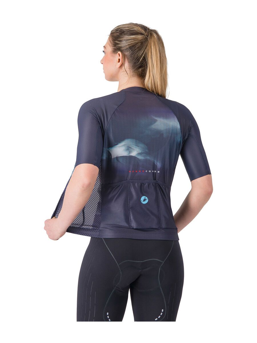 Castelli Climber's A/C W Jersey, belgian blue/neon cobalt-silve - Bild 3
