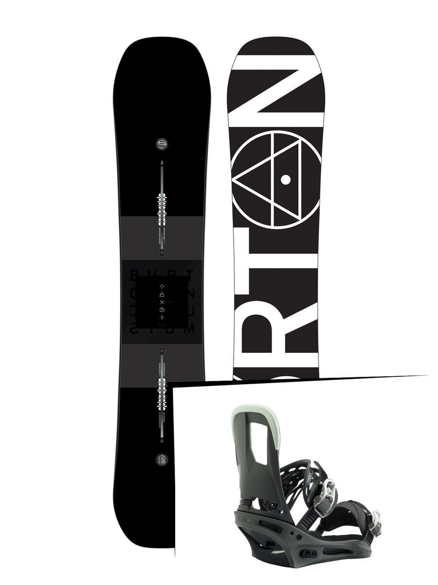Set: Burton Custom X 2019 +  Cartel (2218378S) - Bild 1