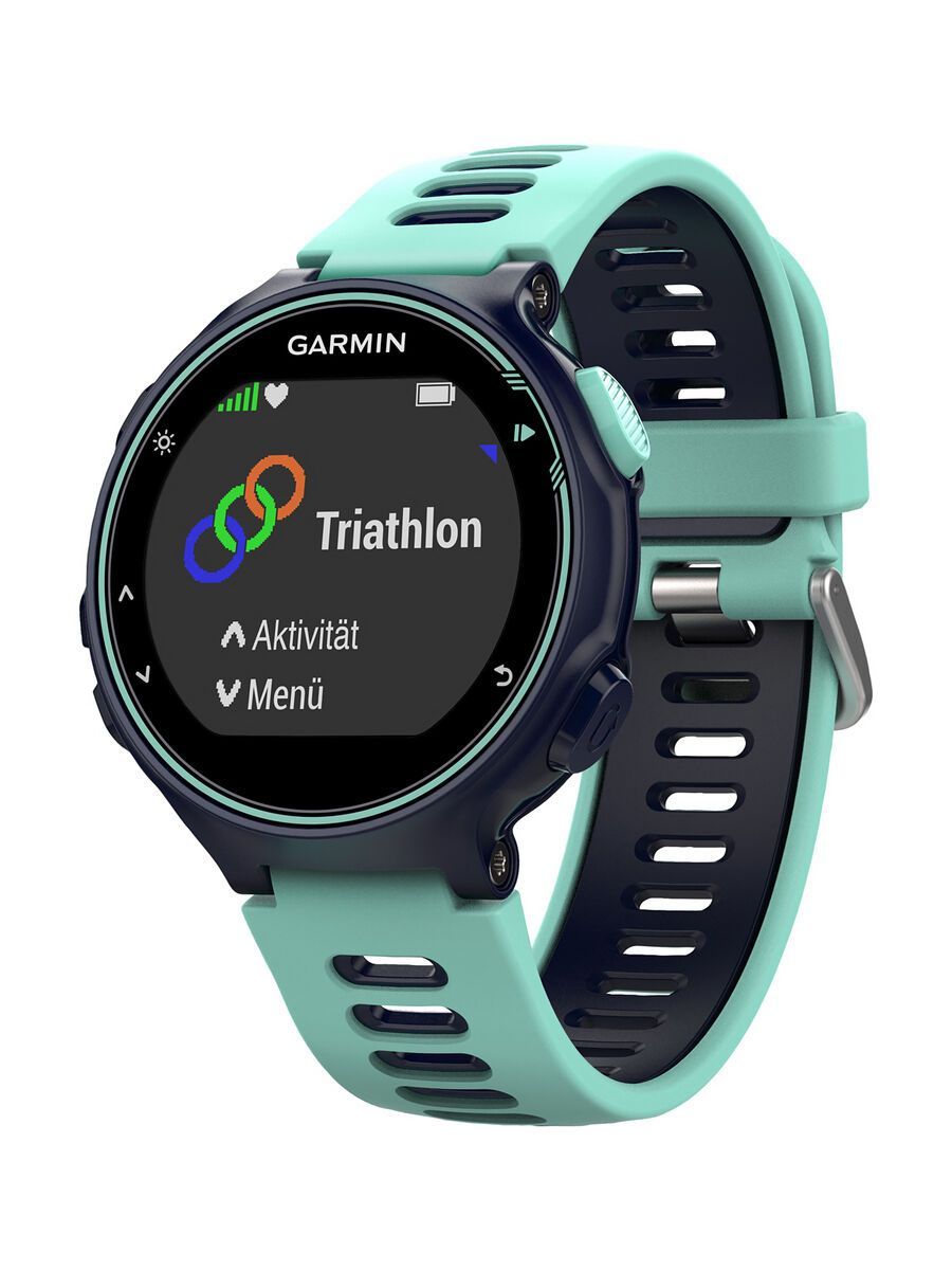 Garmin Forerunner 735XT Tri Bundle, frost/blau - Bild 1