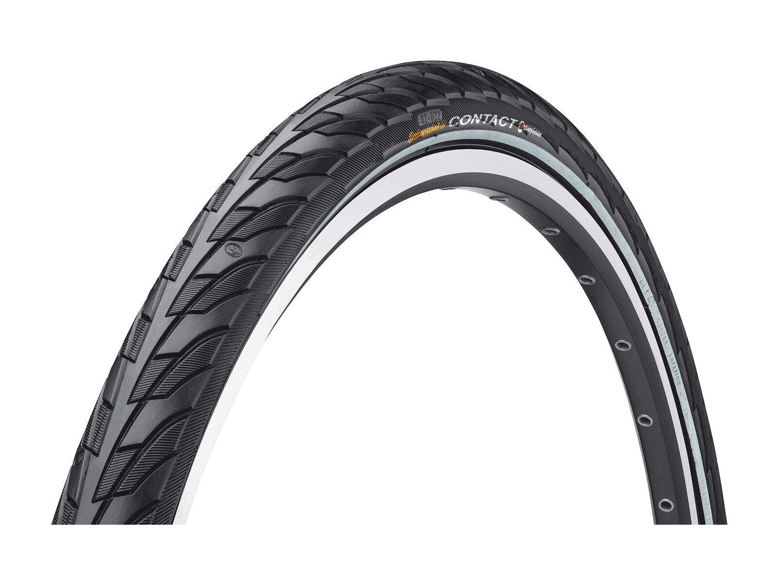 Continental Contact II SafetySystemBreaker, 700C, black-reflex - Bild 1