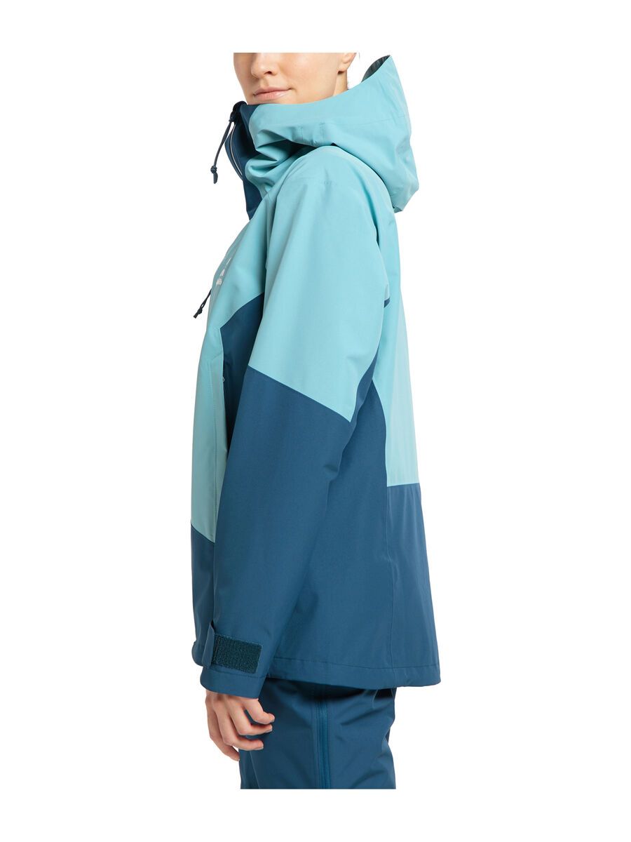Haglöfs Lumi Jacket Women, dark ocean/frost blue - Bild 5