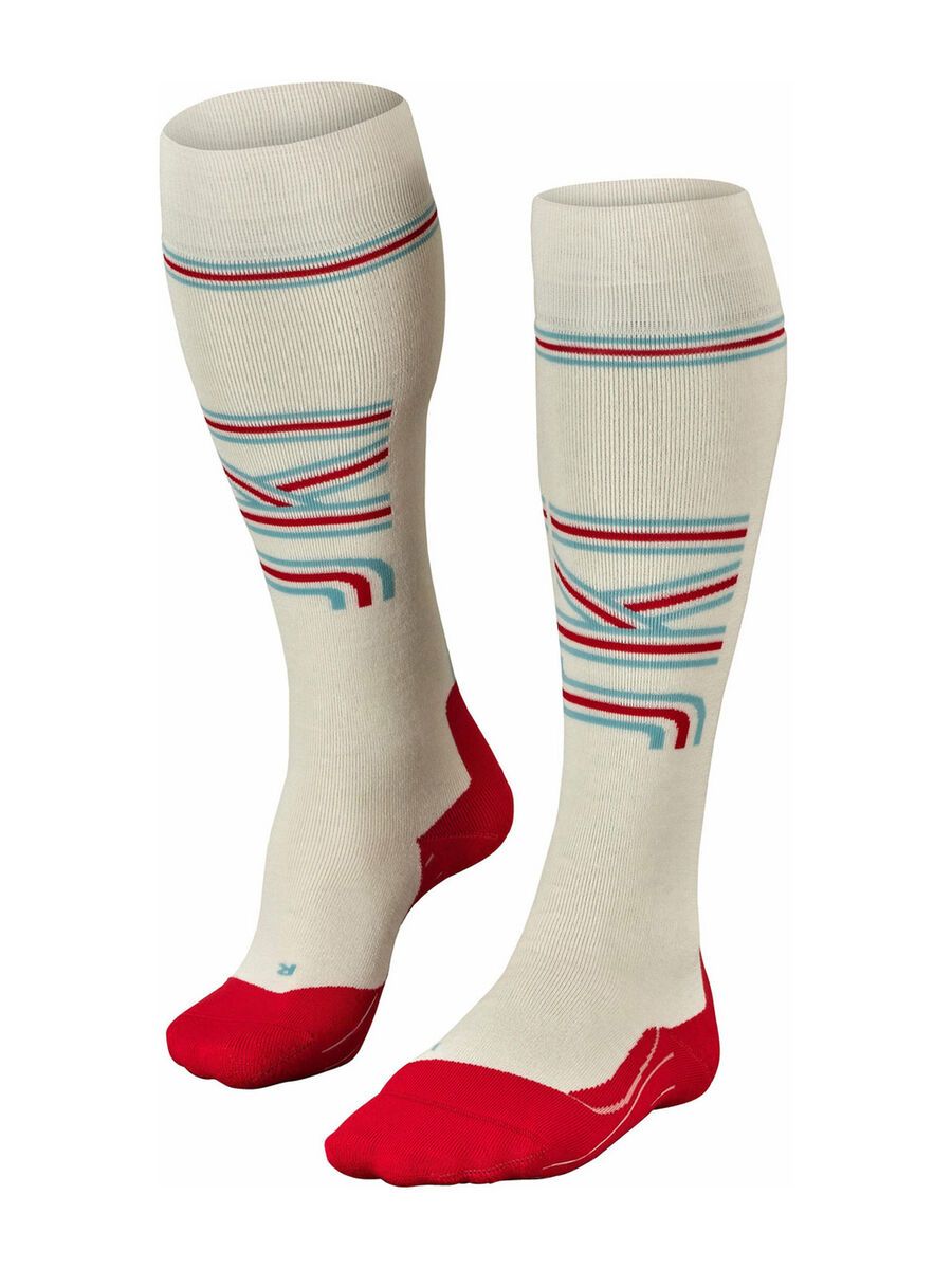 Falke SK4 Damen Skiing Kniestrümpfe, off-white - Bild 1