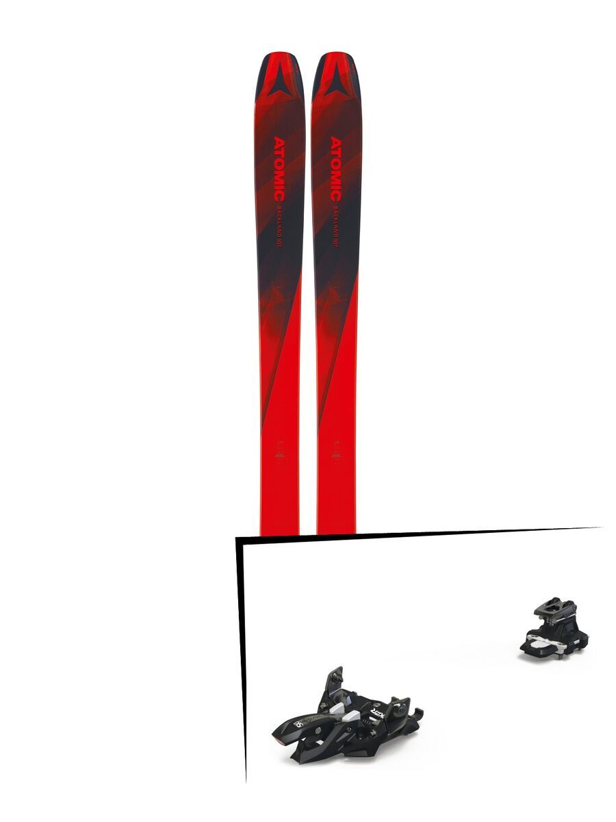 Set: Atomic Backland 107 2019 + Marker Alpinist 12 black/titanium - Bild 1
