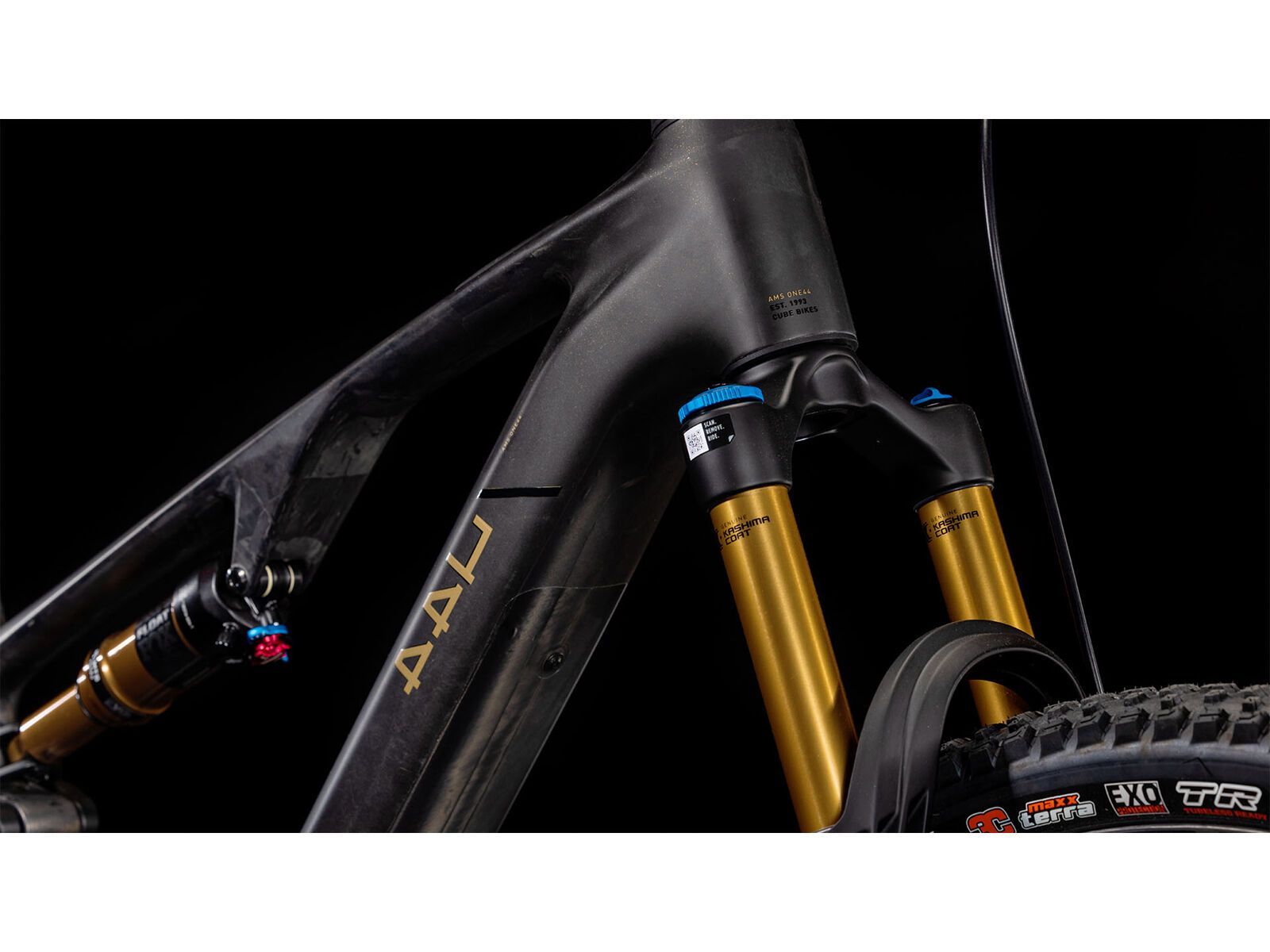 Cube AMS Hybrid One44 C:68X SLT 400X 29, carbon´n´golddust - Bild 4