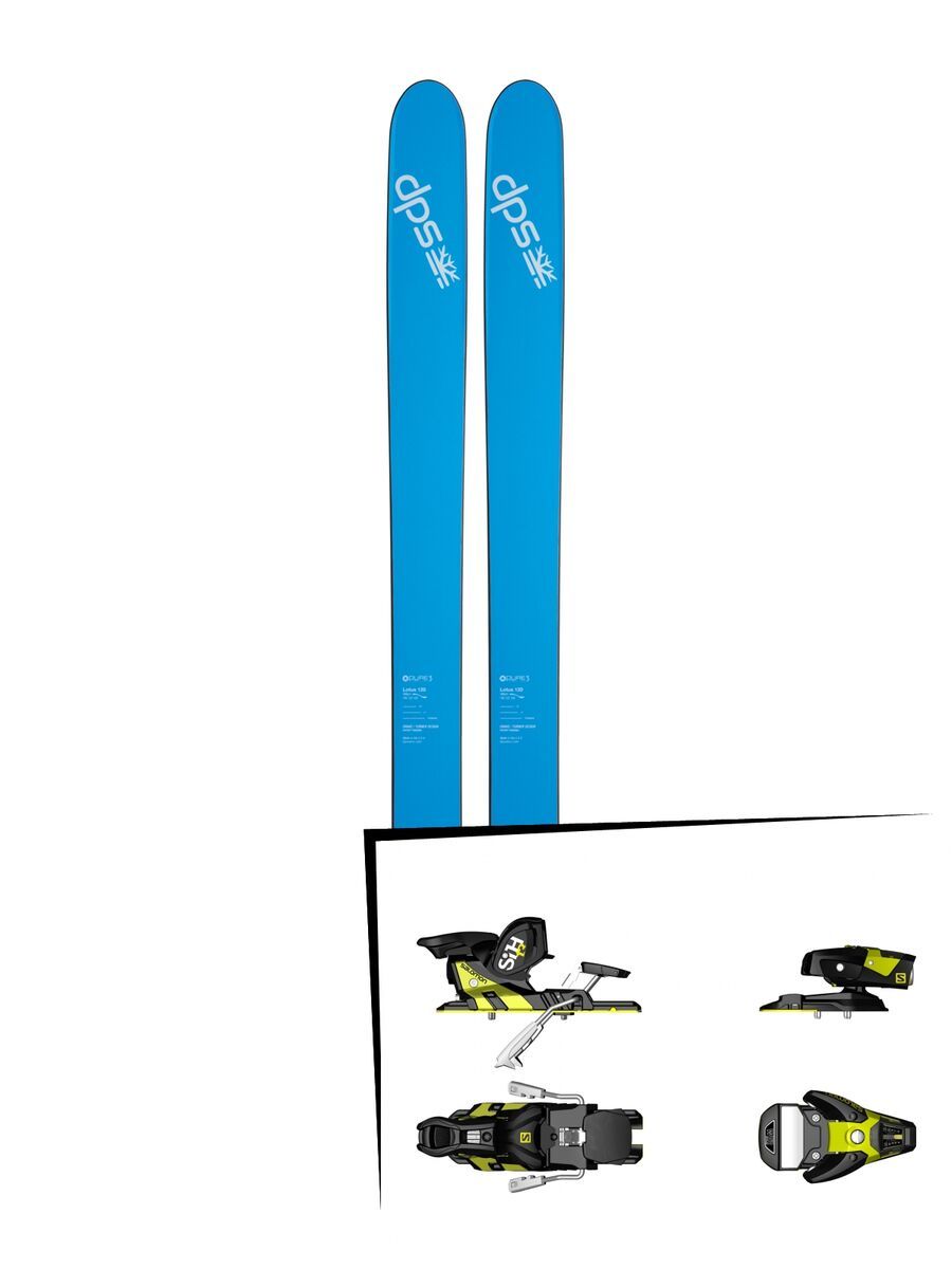 DPS Skis Set: Lotus 120 Spoon Pure3 2016 + Salomon STH2 WTR 13 - Bild 1