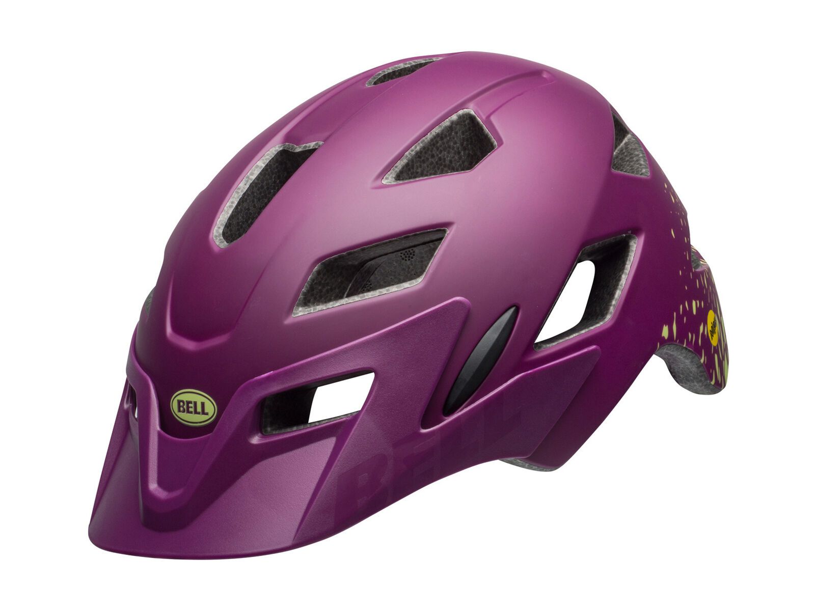 Bell Sidetrack Youth MIPS, matte plum/pear fragments - Bild 1