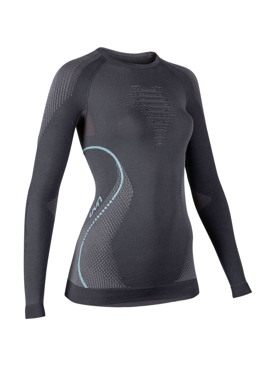 UYN Evolutyon Shirt Lady, charcoal/anthracite/aqua - Bild 3