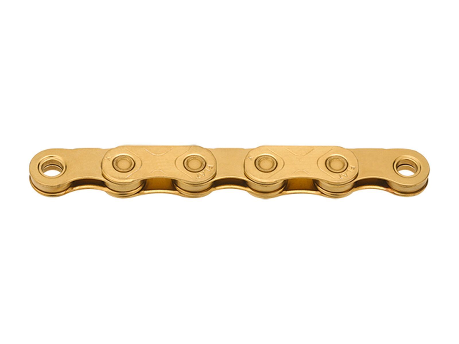 KMC X Flat Ti-N Gold - 12/13-fach, 126 Glieder - Bild 1