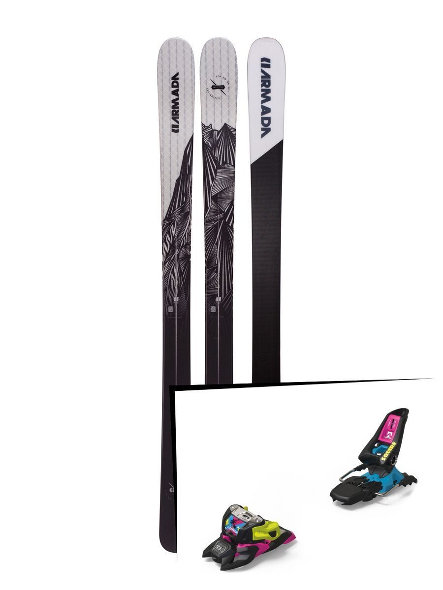 Set: Armada Invictus 99 Ti 2019 + Marker Squire 11 ID black/pink/blue - Bild 1