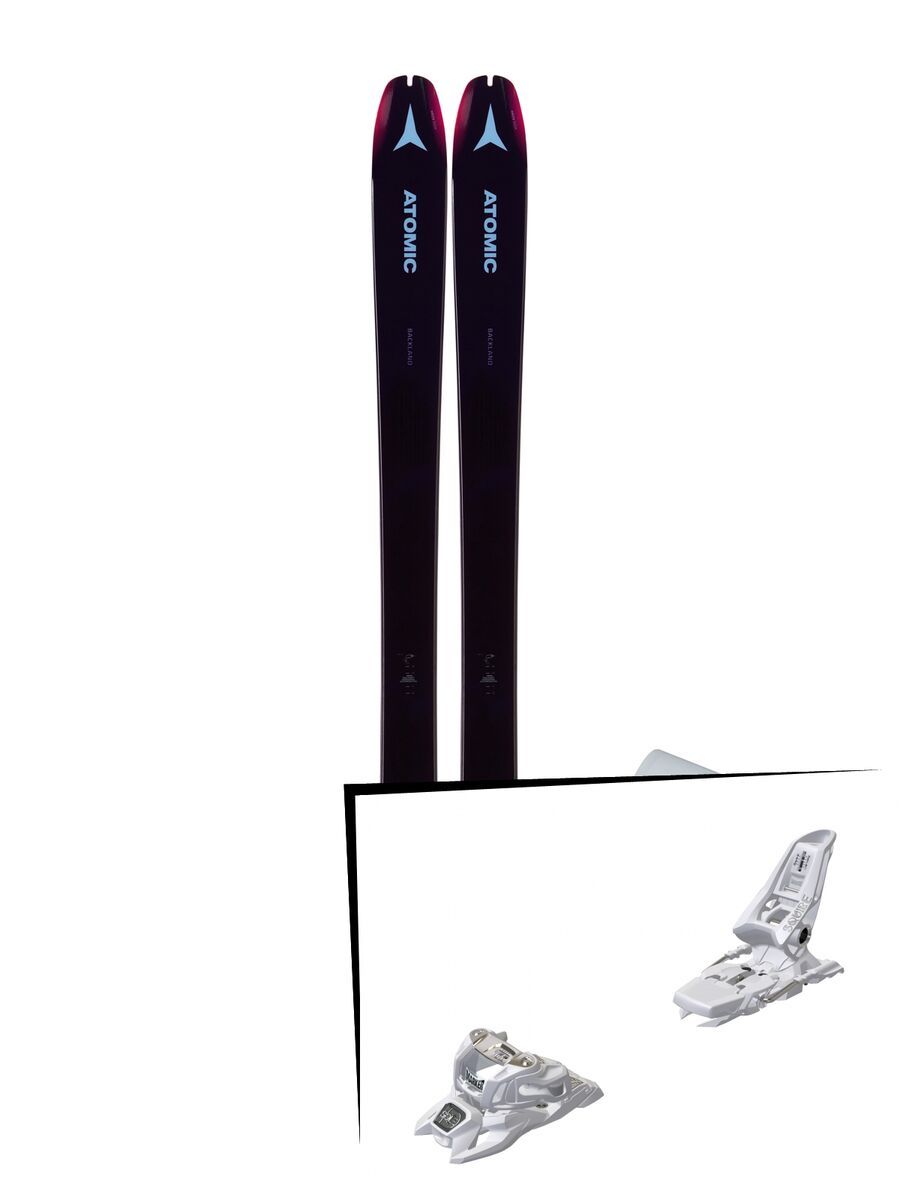 Set: Atomic Backland 85 W + Hybrid Skin 85 2019 + Marker Squire 11 ID white - Bild 1
