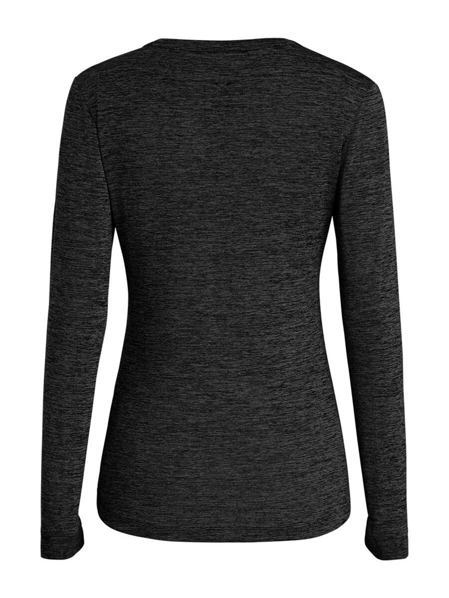 Salewa Puez Melange Dry’Ton Langarm Tee Damen, black out melange - Bild 3