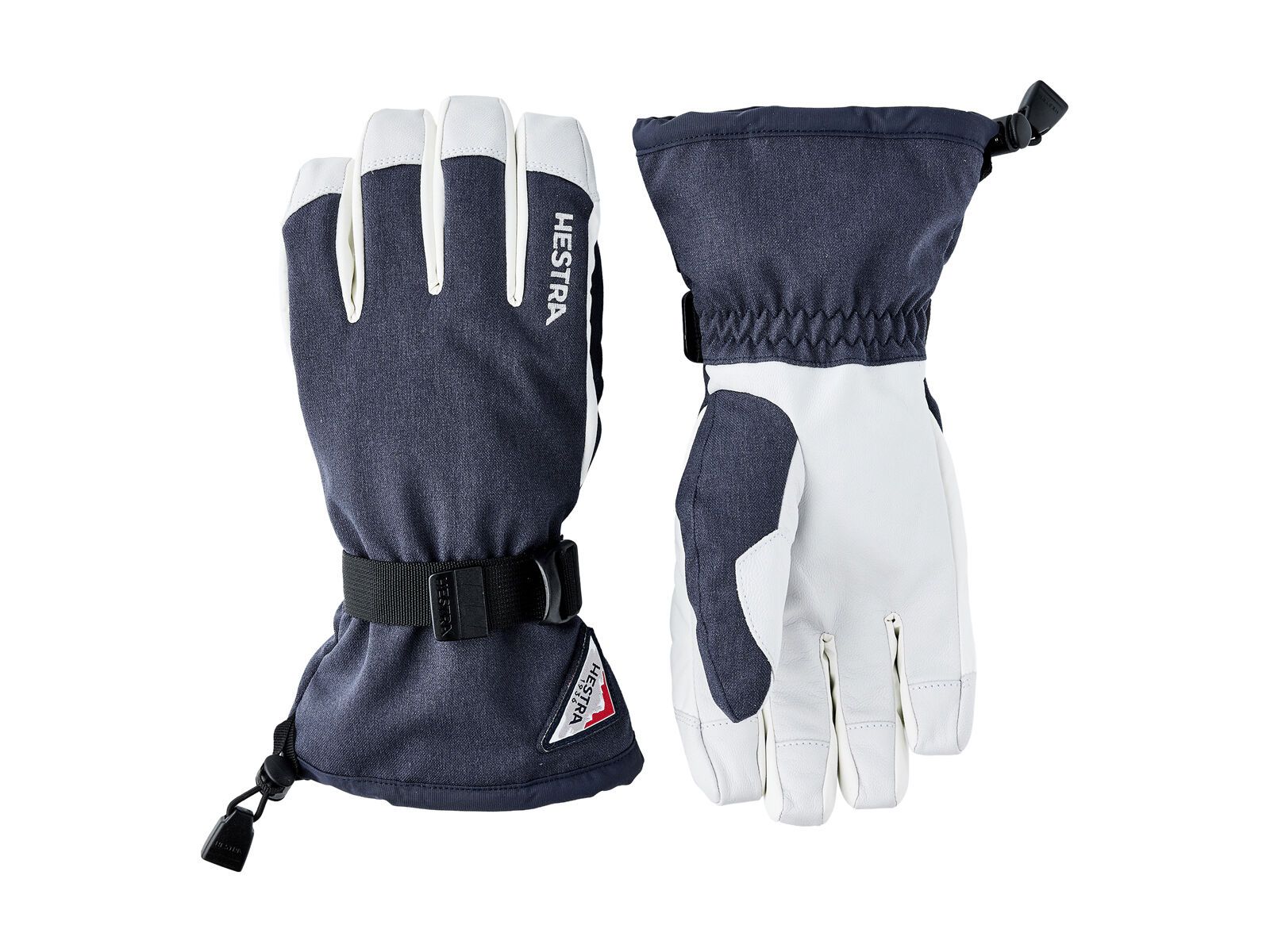 Hestra Powder Gauntlet 5 Finger, navy/offwhite - Bild 1