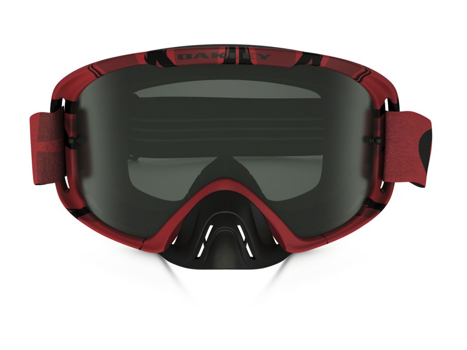 Oakley O2 MX, intimidator blood red/Lens: dark grey - Bild 2