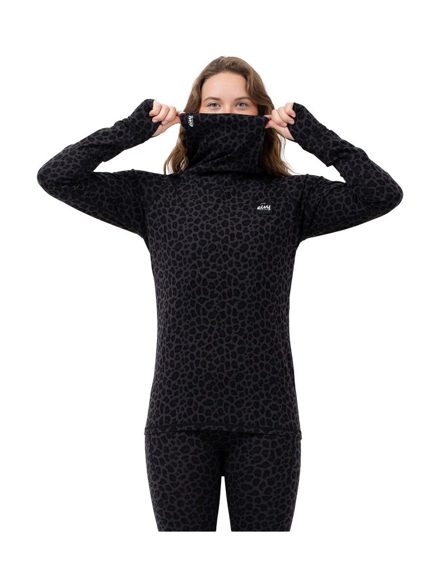 Eivy Icecold Merino Wool Gaiter Top, black leopard - Bild 1
