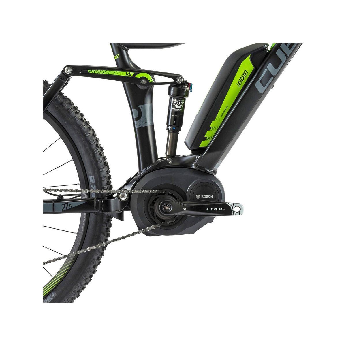 Cube Stereo Hybrid 140 Pro 27.5, black/grey/green - Bild 3